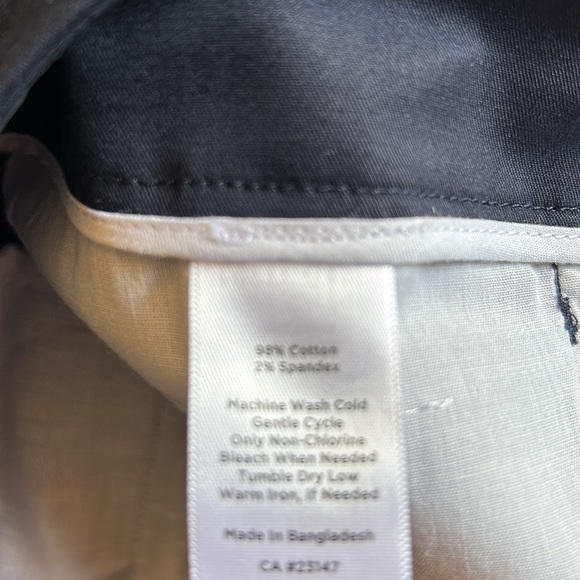 Talbots NWT navy crop pants sz4 - Picture 11 of 11